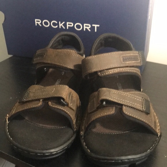 Rockport, Men's Size 10.5 Darwyn Quarter Strap Sandals - Picture 1 of 7